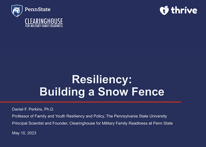 Image for Resiliency: Building a Snow Fence Presentation
