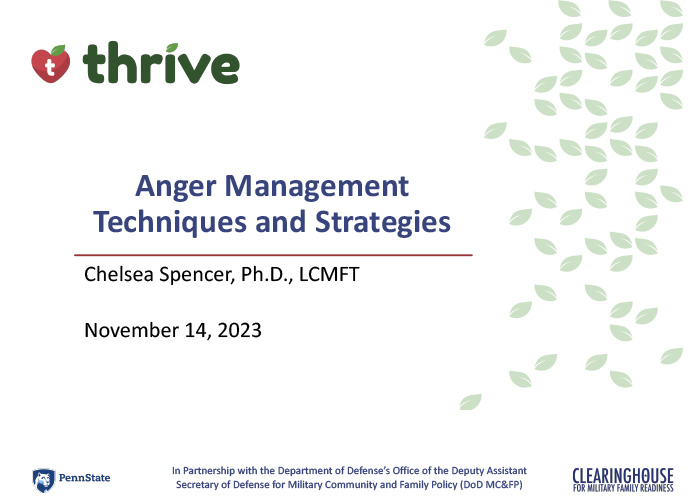 Image for Anger Management Techniques and Strategies Presentation